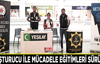 Uyuşturucu ile mücadele eğitimleri sürüyor