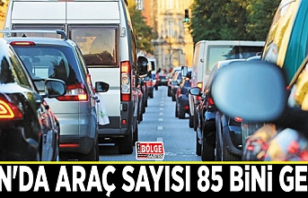 Van'da araç sayısı 85 bini geçti