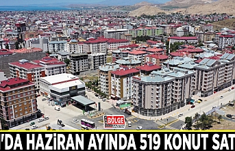 Van'da Haziran ayında 519 konut satıldı