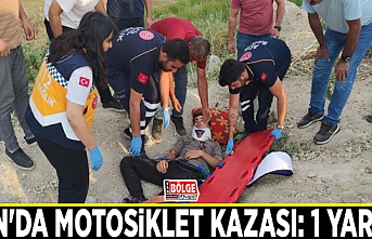 Van'da motosiklet kazası: 1 yaralı