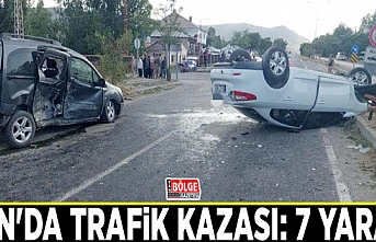 Van'da trafik kazası: 7 yaralı