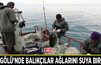 Van Gölü'nde balıkçılar ağlarını suya bıraktı