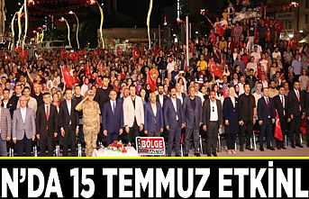 VAN'DA 15 TEMMUZ COŞKUSU…