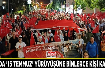 Van’da '15 Temmuz' yürüyüşüne binlerce kişi katıldı