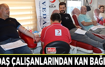 VEDAŞ çalışanlarından kan bağışı…