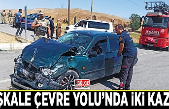 Başkale Çevre Yolu’nda iki kaza…