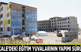 Başkale'deki eğitim yuvalarının yapımı sürüyor