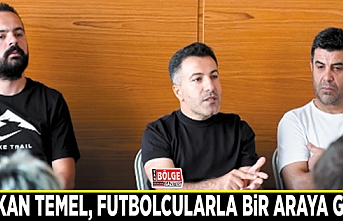 Başkan Temel, futbolcularla bir araya geldi