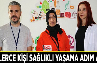 Binlerce kişi sağlıklı yaşama adım attı