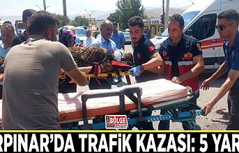 Gürpınar’da trafik kazası: 5 yaralı