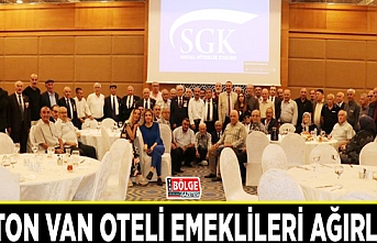 Hilton Van Oteli emeklileri ağırladı