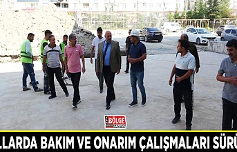 Okullarda bakım ve onarım çalışmaları sürüyor