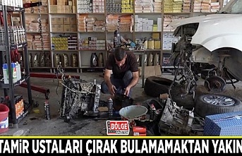 Oto tamir ustaları çırak bulamamaktan yakınıyor