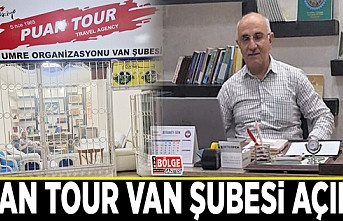 Puan Tour Van Şubesi açıldı