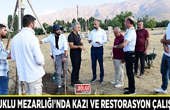 Selçuklu Mezarlığı’nda kazı ve restorasyon çalışması