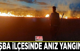 Tuşba ilçesinde anız yangını…