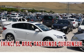 Van'da ikinci el araç pazarında durgunluk...