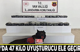 Van'da 47 kilo uyuşturucu ele geçirildi