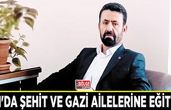 Van'da şehit ve gazi ailelerine eğitim...