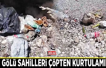 Van Gölü sahilleri çöpten kurtulamıyor