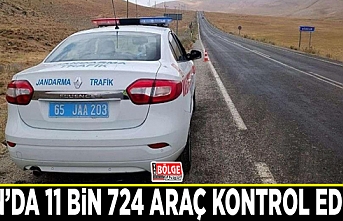 Van’da 11 bin 724 araç kontrol edildi