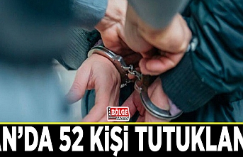 Van’da 52 kişi tutuklandı