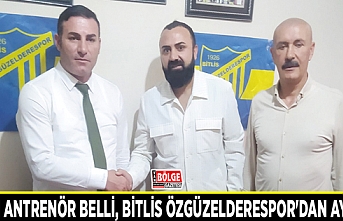 Vanlı Antrenör Belli, Bitlis Özgüzelderespor'dan ayrıldı