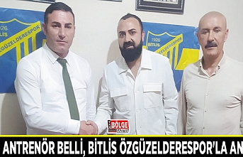 Vanlı Antrenör Belli, Bitlis Özgüzelderespor'la anlaştı