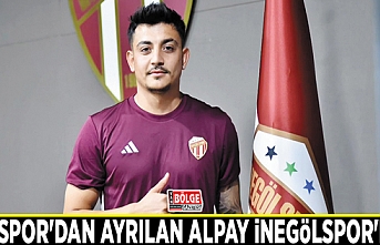 Vanspor'dan ayrılan Alpay İnegölspor'da…