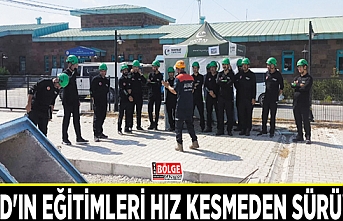 AFAD'ın eğitimleri hız kesmeden sürüyor