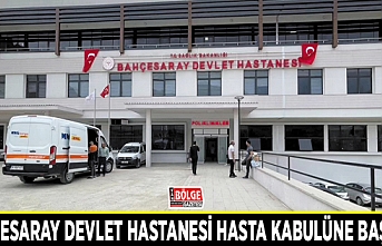 Bahçesaray Devlet Hastanesi hasta kabulüne başladı