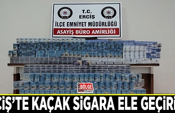 Erciş’te kaçak sigara ele geçirildi