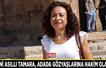 Ermeni asıllı Tamara, adada gözyaşlarına hakim olamadı