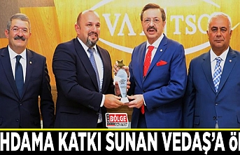 İstihdama katkı sunan VEDAŞ’a ödül