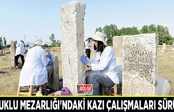 Selçuklu Mezarlığı'nda kazı çalışmaları sürüyor