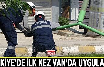 Türkiye'de ilk kez Van'da uygulandı