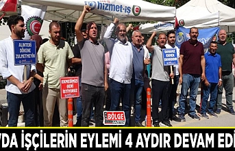 Van'da işçilerin eylemi 4 aydır devam ediyor