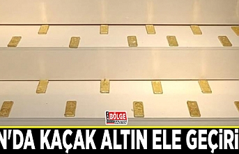 Van'da kaçak altın ele geçirildi