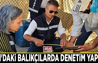 Van'daki balıkçılarda denetim yapıldı