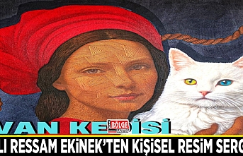 Vanlı Ressam Ekinek’ten kişisel resim sergisi...