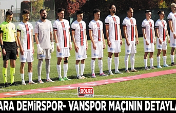 Ankara Demirspor- Vanspor maçının detayları…