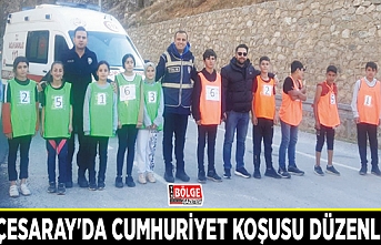 Bahçesaray'da Cumhuriyet Koşusu düzenlendi