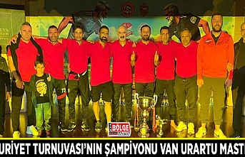 Cumhuriyet Turnuvası’nın şampiyonu Van Urartu Masterler