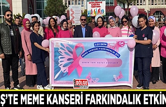 Erciş’te meme kanseri farkındalık etkinliği