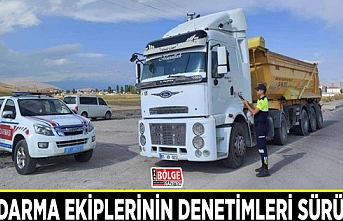 Jandarma ekiplerinin denetimleri sürüyor