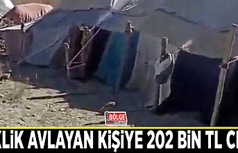 Keklik avlayan kişiye 202 bin TL ceza