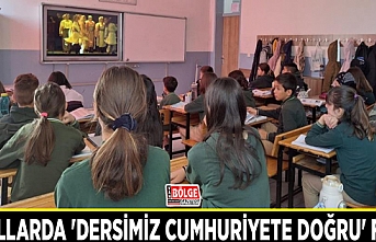 Okullarda 'Dersimiz Cumhuriyete Doğru' filmi