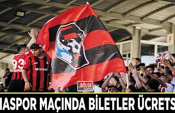 Somaspor maçında biletler ücretsiz…