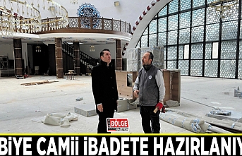 Tıbbiye Camii ibadete hazırlanıyor