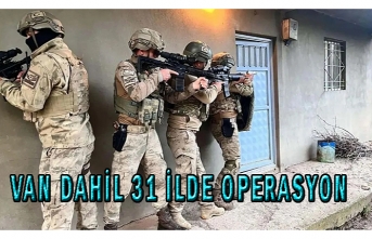 Van dahil 31 ilde Gürz operasyonu